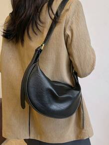 Fashionable New Women's Solid Color Oblique Shoulder Bag, Simple And PU Leather, Suitable For Dating, Shopping, Versatile Design