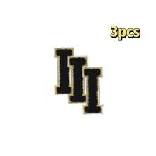 3 件 A-Z 3.15 英寸大号雪尼尔刺绣字母贴片，熨烫缝制字母贴片，用于衣服、夹克、帽子、书籍、背包的缝制贴花 - DIY 刺绣用品 - 白色 - 查看 187