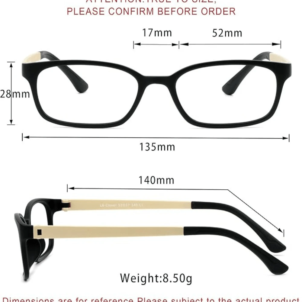 Blue Light Blocking Glasses, Anti Eyestrain, Computer Reading Glasses