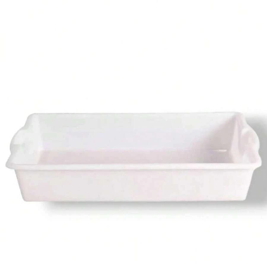 Kit With 2, 3, 4, 5, 6 White Trays Organizer Box For Cold Cuts Meat Tray Bakery Butcher Shop 7 Liters 1637 - Jaguar - trắng - Xem 1