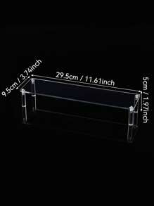 1pc Clear Multi-Purpose Display Rack - 1-5 Layers Transparent Storage For Perfumes, Cosmetics, Desserts, Handmade Anime Car Models And Blind Boxes - Acrylic Cologne Stand, Cupcake Holder - Perfect For Amiibo And POP Figurines, Food And Dessert Showcase, Cosmetics Supplier Item - Ideal Christmas And Halloween Present