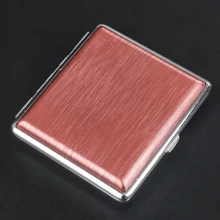 Cigarette Wallet Cigarette Case Gift Tobacco Shop Metal - 紅色 - 查看 1