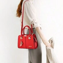 Small Purses And Handbags For Women Ladies Fashion Crossbody Bag Teenage Girls Top Handle Satchel Shoulder Bags Small Totes Bags - 黑色 - 查看 5