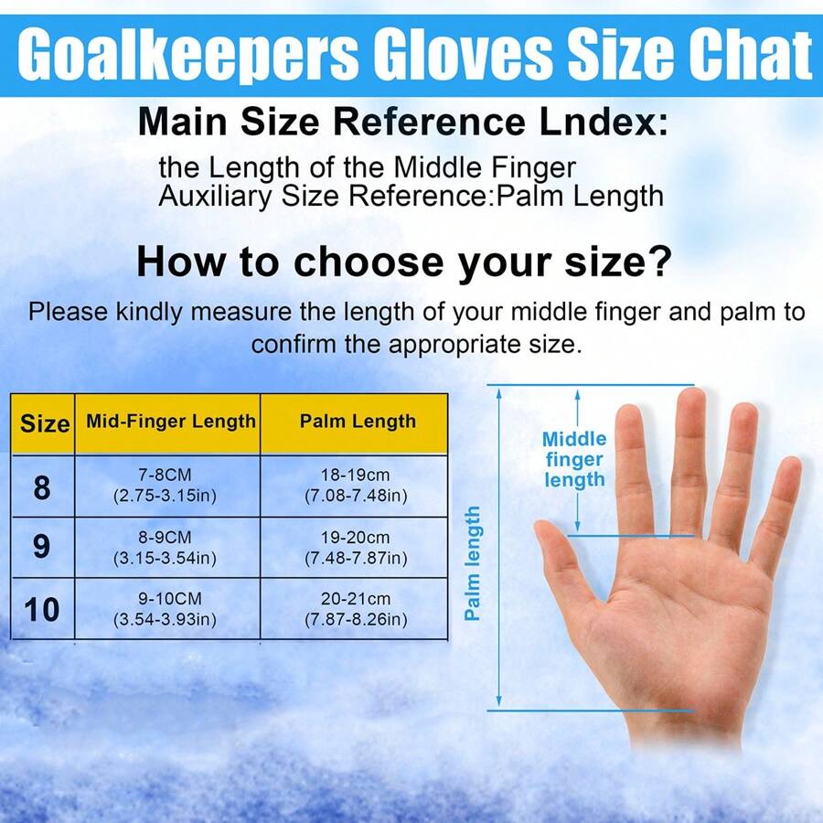 Soccer Goalie Gloves Youth Adult, ProLevel Goalkeeper Gloves, High
