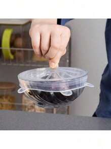 Cap Reusable Wrap Organization Storage Tool Kitchen Accessories 6PCS Si - 1 - 查看 3