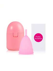 一套A级硅胶月经杯，卫生且可重复使用。