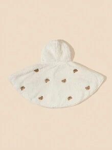 1pc Baby Cape Cloak, Newborn Outdoor Windproof Blanket Shawl, Fashionable Children Warm Wrap, Autumn/