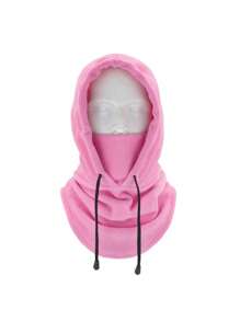 摩托车骑行面罩全脸骑行面罩抓绒滑雪冬季防风帽户外运动围兜防寒加厚头罩面罩摩托车护颈头盔帽 - 彩色 - 查看 6