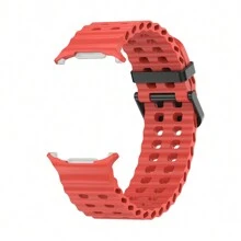 Correa de silicona compatible con Samsung Galaxy Watch Ultra 47 mm, brazalete deportivo suave compatible con Galaxy Ultra 47 mm para hombres y mujeres - para Galaxy 7 Ultra 47mm - Ver 15