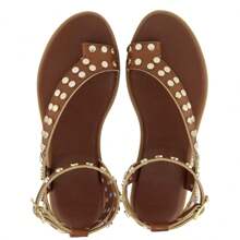 Women's Flat Sandal Polka Dots New Release