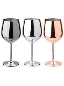 1pc 500ml Reusable Stainless Steel Red Wine Glass, Gift For Family And Friends, Suitable For Christmas, Birthday, New Year, Party, Wedding, Can Be Used As Wine Storage Container, Room Decor, Also For Drinking Water, Coffee, Suitable For Kitchen, Dining Room, Bar, Party, Gathering, Boyfriend Gift, Father's Day Gift, Christmas Decor Gift, Valentine's Day Gift - Multicolor - View 12