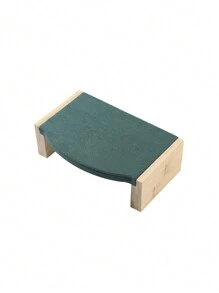 1pc/3pcs Expositor de joias de madeira maciça, Expositor de joias de colar de pulseira, Conjunto de três peças de suporte de exibição de joias de mesa de chá, Suporte de ornamento multifuncional, disponível em três tamanhos: grande, médio e pequeno