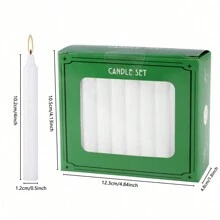 40pcs/Box 4in Wax Candle With Multiple Colors, Dripless, Smokeless, Odorless - Hand Poured - Premium Quality - Suitable For Prayer, Home, Wedding, Party, Seasonal Celebrations And Home Decor - Perfect For Easter, Thanksgiving, Day Of The Dead, Valentine's Day, Independence Day,Room Decor,Gifts Birthday Graduation Christmas Decorations Room Decor Christmas, Christmas Gifts - Multicolor - View 2