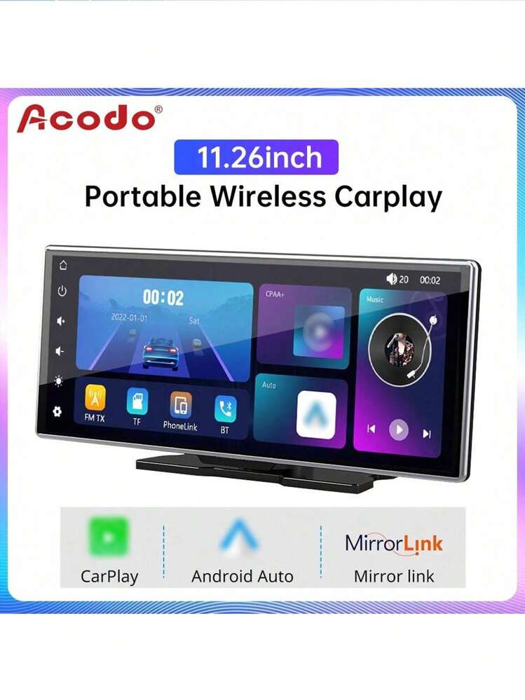 XUDA New 11.26 Inch IPS Touchscreen CarPlay Radio Multimedia Video