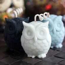 1 szt. Sowa ręcznie robione mydło gipsowe rękodzieło forma DIY miękka glina silikonowa forma