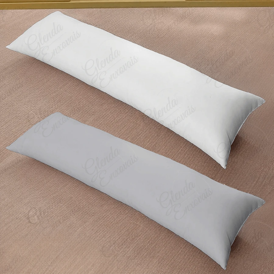 Kit 2 Capas para Travesseiros de Corpo Xuxão Combinações de Cores com Zíper