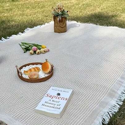 1 件野餐毯 - 免费、轻便、柔软、多功能、适合户外和家庭使用 - 适合复活节、感恩节、圣诞节、万圣节、劳动节