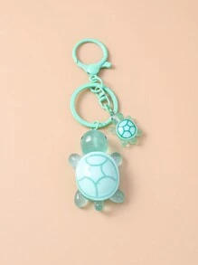 1pc Cute Turtle Shaped Keychain For Women, Everyday Accessory School Cartoon Car Accessories Goth Y2k Halloween Accessories Teachers Day Christmas Gift Ideas Bag Lanyards With Id Holder Car Accessories Bag Charms