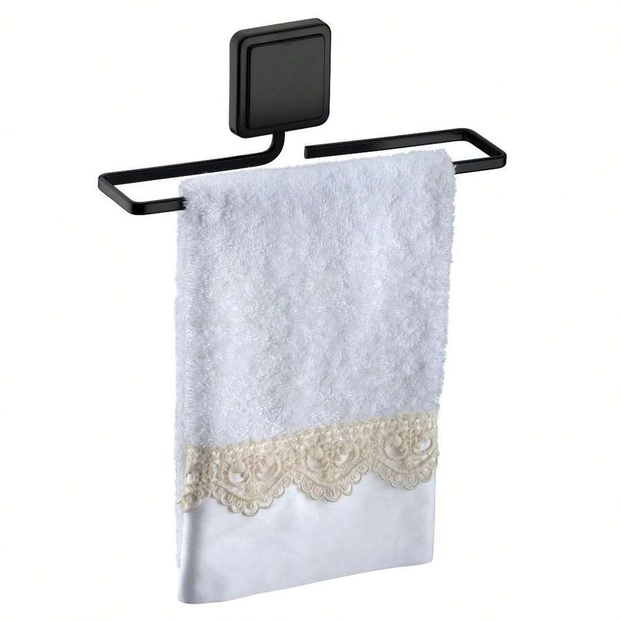 Towel Rail With Adhesive 25cm 183 - 黑色 - 查看 1