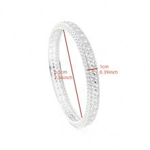 2 件/4 件金色、银色镂空花卉图案波西米亚风格手镯，阿拉伯女孩生日派对珠宝礼物