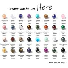 定制合成天然石玛瑙珠手链，适用于女士、男士魅力黑熔岩手链精油扩散弹性手链珠宝脉冲 - 彩色 - 查看 3