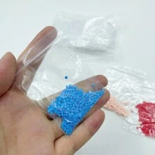 100 Peças Sacos Plásticos Selados com Zíper, Bolsa de Armazenamento de Plástico Transparente, Ferramenta para Pintura de Diamante, Pequena Joia, Embalagem de Alimentos, Sacos de Fechamento com Zíper Reusáveis