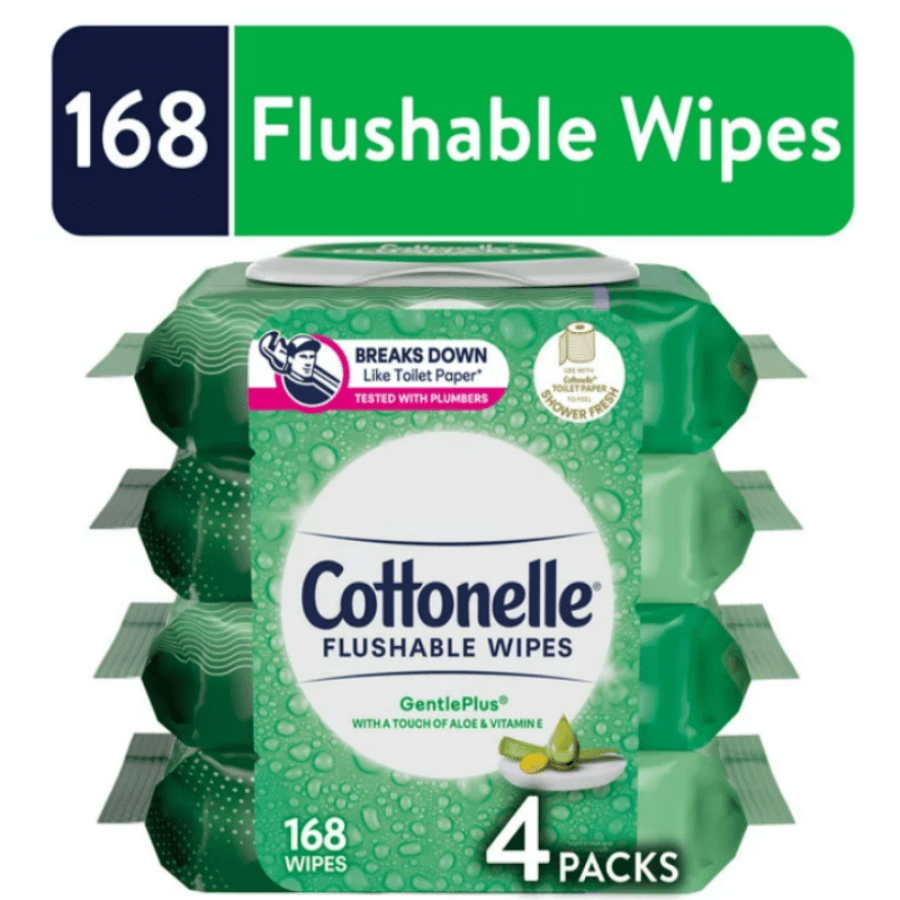 GentlePlus Flushable Wet Wipes, 4 FlipTop Packs (168 Total Wipes) SHEIN South Africa