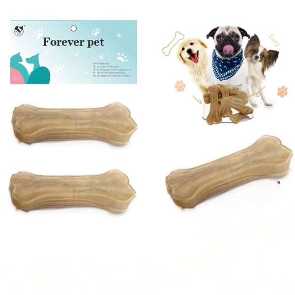 1 Packung mit 2 Sticks, verpackte Backenzahnsticks für Hunde, Snacks zur Zahn- und Knochenreinigung, Kausnacks