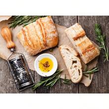 1 szt. Kuchnia Jedzenie Vintage Piekarnia Kawa Chleb Owsianka Plakat Płótno Malarstwo Nowoczesna Sztuka Ścienna Obraz Kuchnia Kawiarnia Restauracja Wystrój Domu Bez Ramki