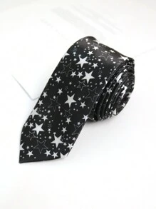 1pc Slim Polka Dot Skinny Tie, Suitable For Casual, Party And Daily Use Men Necktie - Multicolor - View 6
