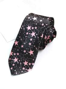 1pc Slim Polka Dot Skinny Tie, Suitable For Casual, Party And Daily Use Men Necktie - Multicolor - View 5