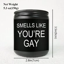 GAY Lavender Scented Candle Gifts Ideas For Gay Men, Funny Gifts For Boyfriend Brother Husband, Funny Cute Unique Essential Anniversary Birthday Valentine's Day Home Decor Gifts For Him, Gifts For Friends Room Decor,Gifts Graduation - Multicolor - View 13