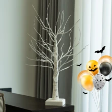 Christmas Decoration 2FT Tall Glowing Tree, Halloween Decoration, Indoor Tabletop Decoration, Suitable For Housewarming Gifts