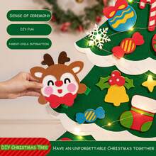 New Felt Christmas Tree Christmas Decorations DIY Felt Christmas Tree Christmas Decorations - Multicolor - View 4