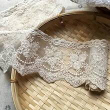 1pc European Style Crown Motif Wedding Lace Applique, Non-Stretch Embroidered Decor For Curtain, Tablecloth, Bridal DIY Accessories - Multicolor - View 11