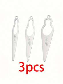CECILLIA WIG 1pc Stainless Steel Bristle Hair Comb For Curly Hair, Professional Sculpting Tool For Braiding And Weaving, Durable Hair Needle For Dreadlocks And Extensions.,Hair Accessories