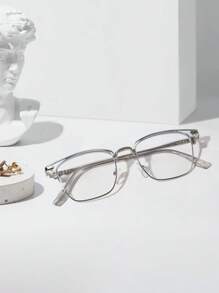1/2/3 pares de gafas cuadradas para mujer, de color cobre con bloques de color en patchwork, livianas y de estilo casual para uso diario y en el trabajo