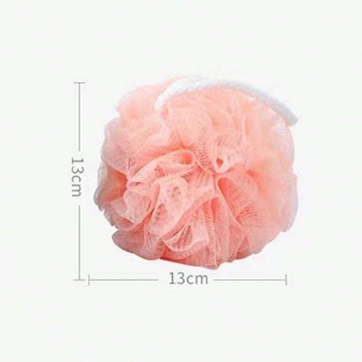 3pcs Bath Sponge Large Soft Scrubber Exfoliating Shower Pouf, Solid