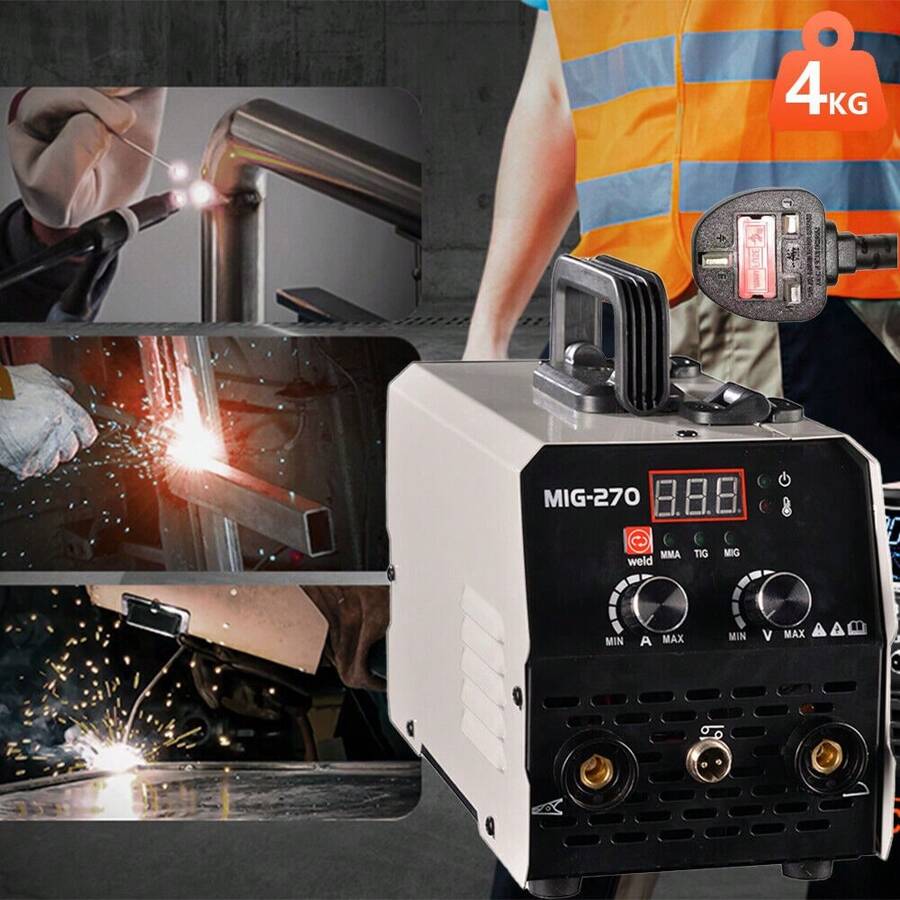 220V 3 IN 1 MIG Welder Gasless/Gas 270A Inverter ARCMIG TIG Welding