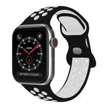 Silikonarmband kompatibel mit Apple Watch Bändern 8 7 45mm 41mm 49 44mm 42mm 40mm 38mm, atmungsaktives Armband kompatibel mit Apple Watch Series 6 5 4 3 SE Ultra