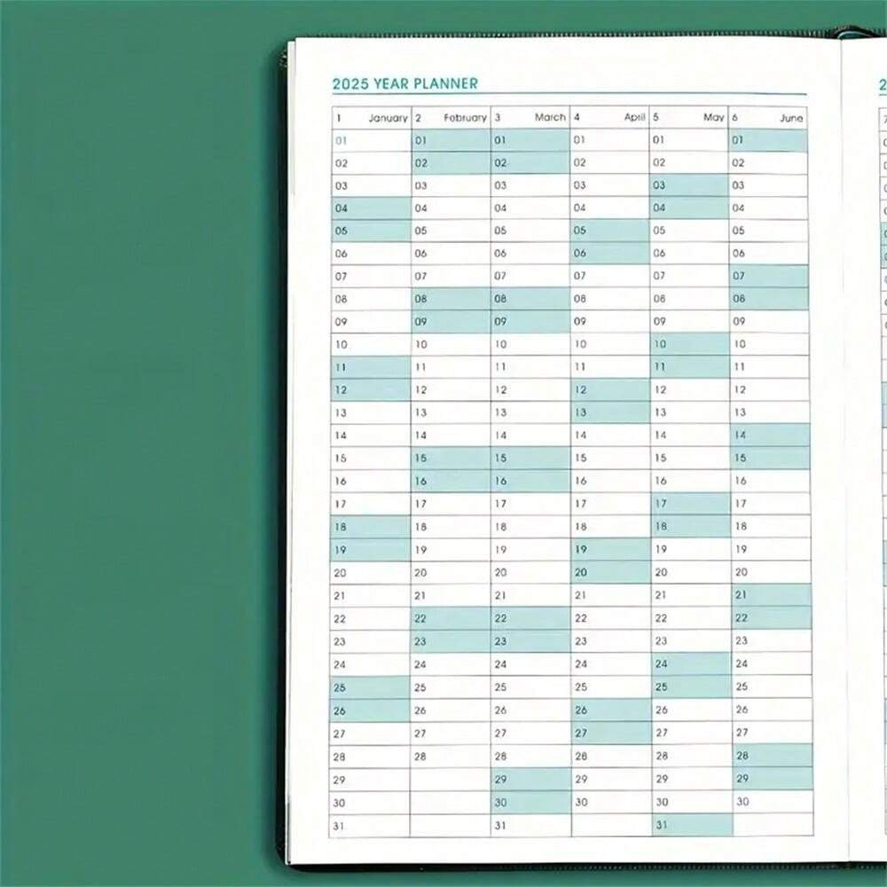 2025 New Calendar Planner, SelfDiscipline Checklist, Time Management