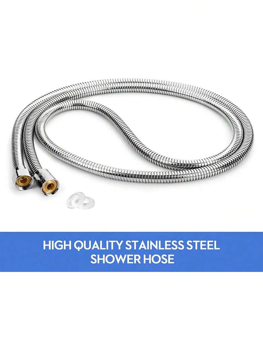 Shower Hose, Flexible Stainless Steel Handheld Shower Hose, Replacement
