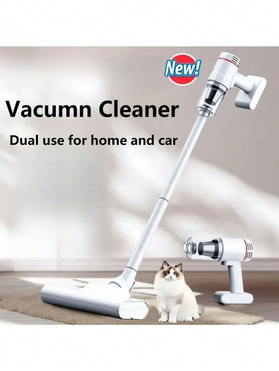 SUITU Cordless Vacuum Cleaner Car Vacuum Cleaner 120W 5/12KPA Strong Suction Power Long