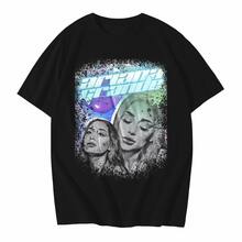 Rock Band T-Shirt Shirt Blouse - 黑色 - 查看 1