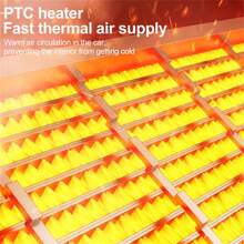 NetHong 12V 150W Portable Electric Car Heater Heating Fan Defogger Defroster Demister UK - Blue - View 6