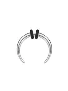 AVYRING 1 件 16G 鼻夹鼻中隔环不锈钢拉长鼻环黑色朋克鼻环水牛角鼻夹鼻中隔直径 8 毫米 10 毫米身体首饰 - 彩色 - 查看 13