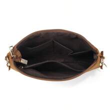 2025 Hot European And American Fashion Tassel Bolsa de Ombro Feminina Bolsa de Ombro Casual com Franja, Preto e Marrom