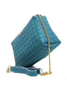 Women's Triangle Casual Day-To-Day Crossbody Bag With Chain Strap New Arrival Offer - 綠色 - 查看 4