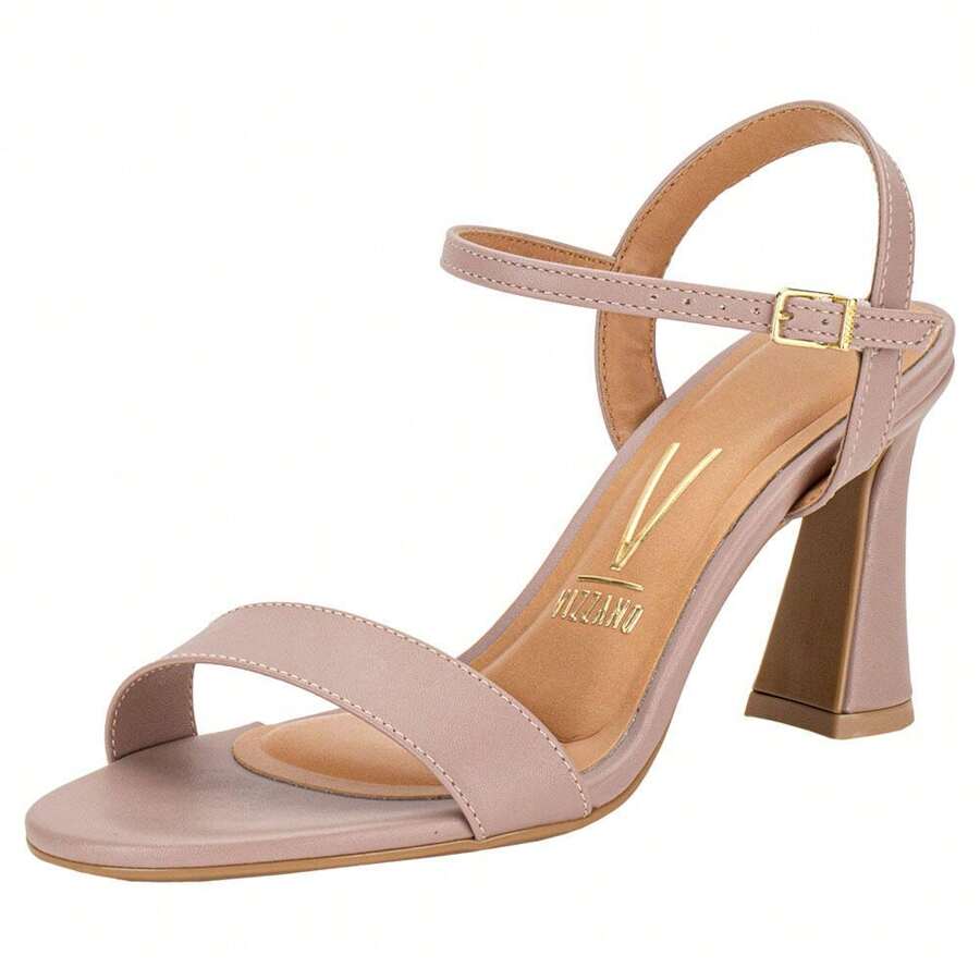 VIZZANO WOMEN'S THICK HEEL SANDAL 6517100 - 淺灰色 - 查看 1