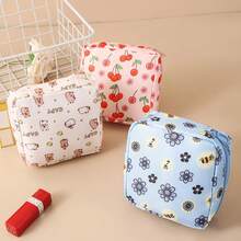 Mini Portable Cute Sanitary Pad Storage Bag, Pouch For Tampons, Pads And Lipsticks - Multicolor - View 3